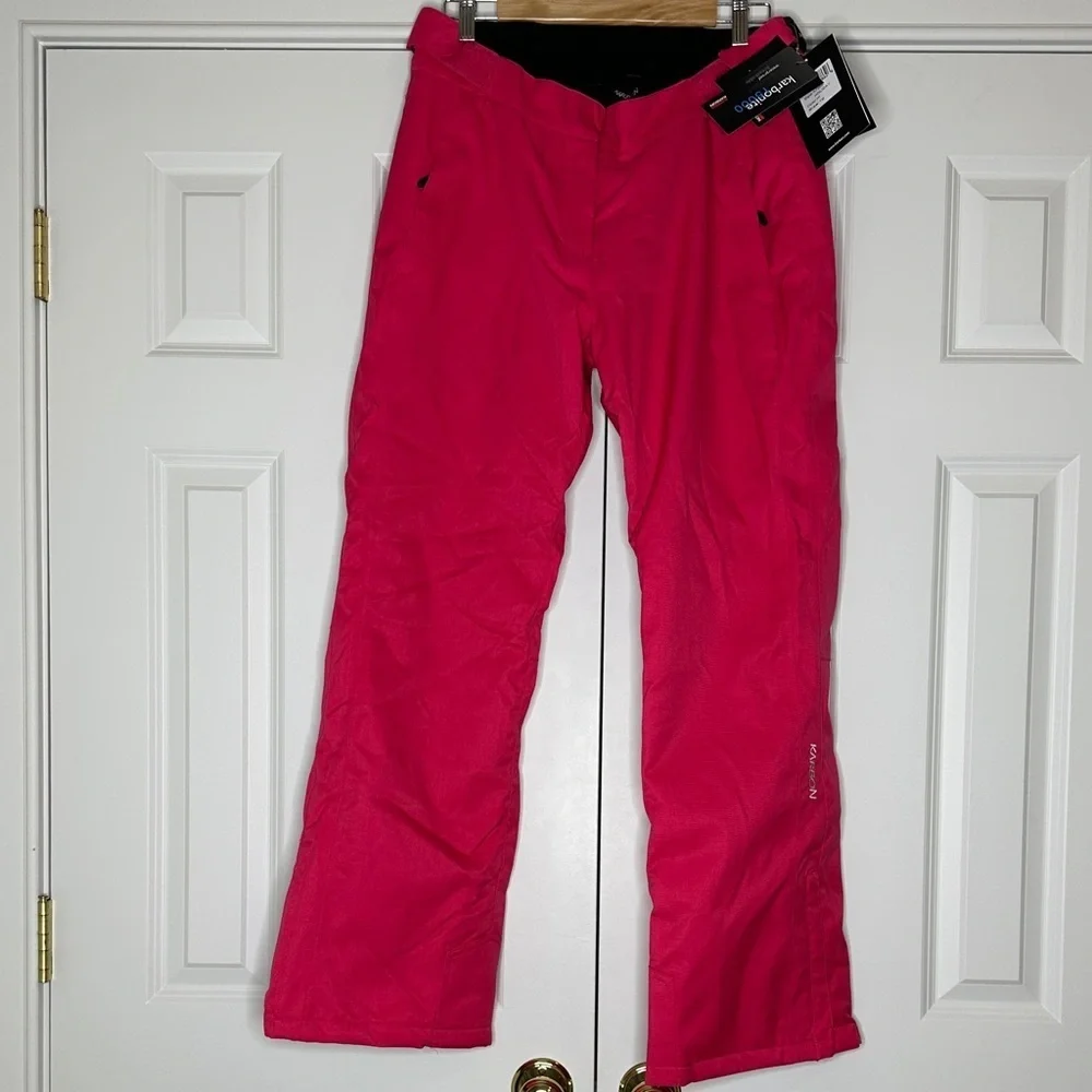 Karbon K7668 Hot Pink Snow Pants Ski Snowboard Sz10
